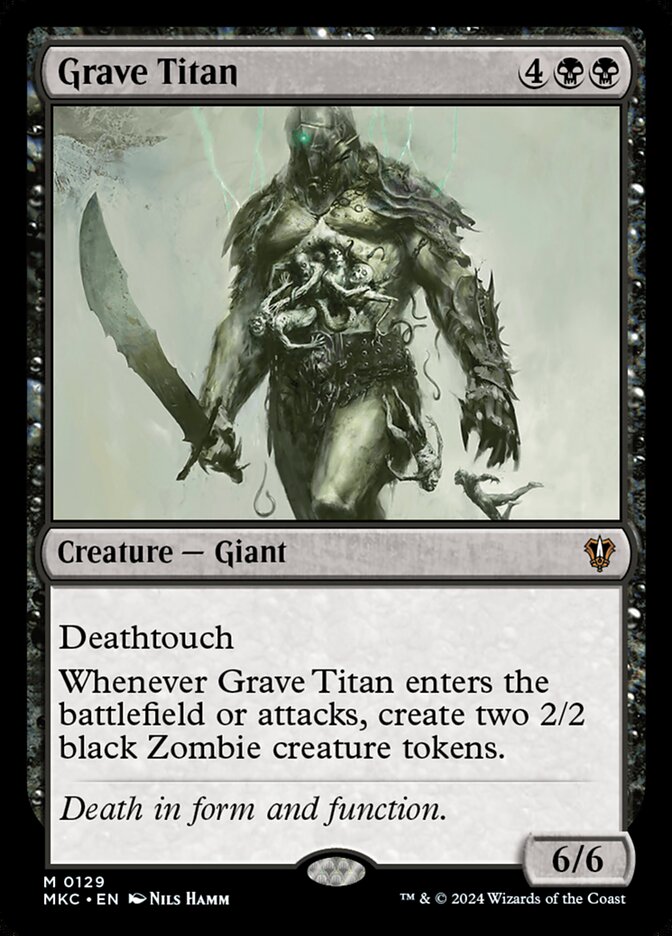 Grave Titan 129/311 (Commander: Murders at Karlov Manor)  | Good Games Morley