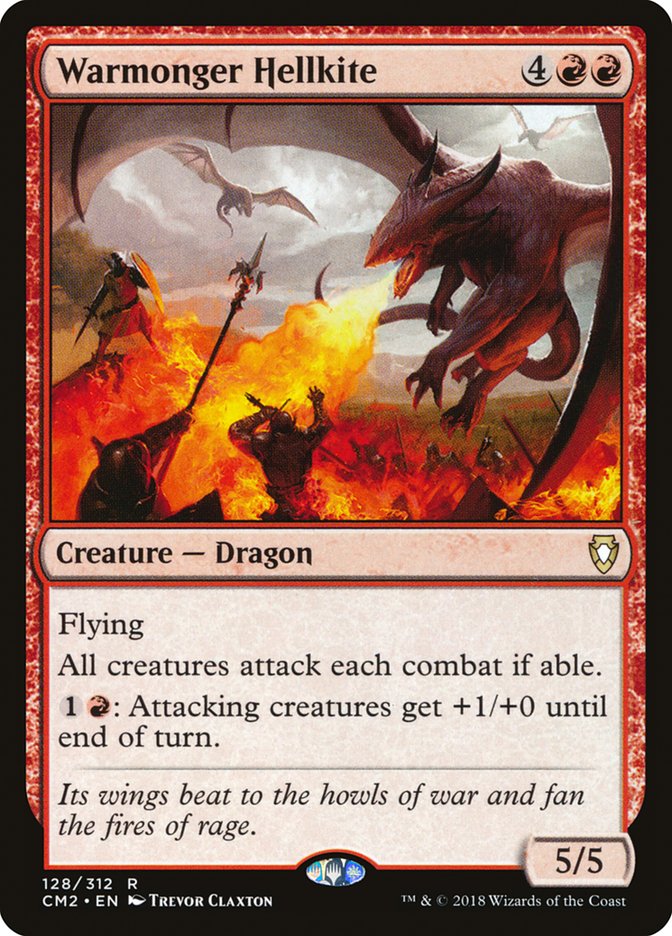 Warmonger Hellkite 128/312 (Commander Anthology Volume II)  | Good Games Morley