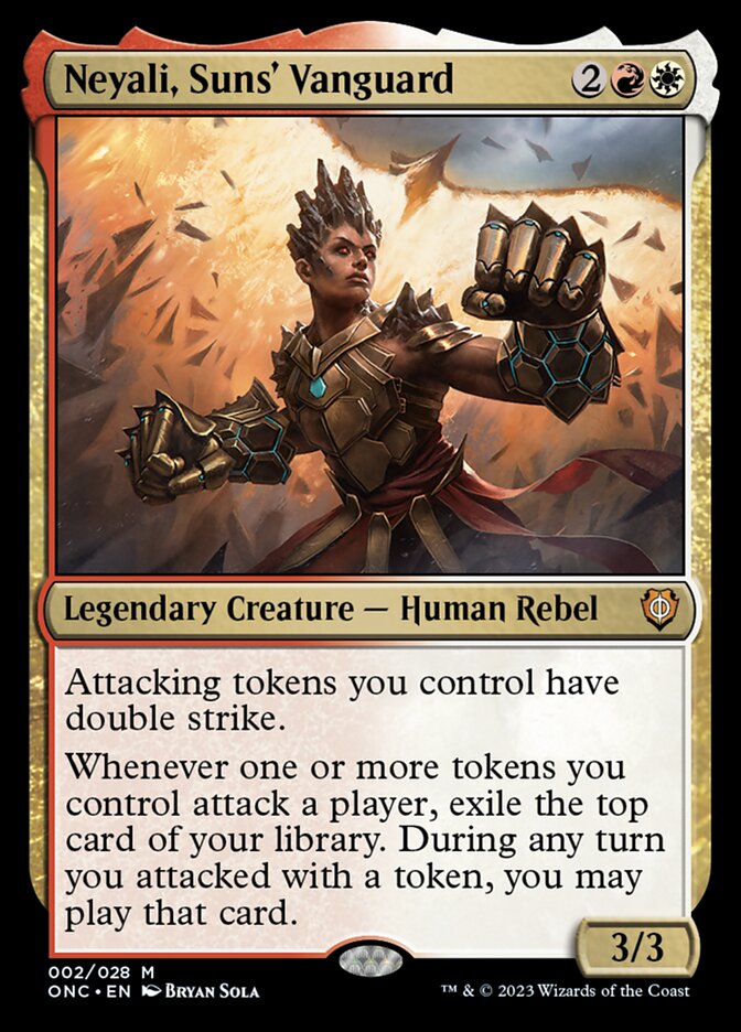 Neyali, Suns' Vanguard 2 (Commander: Phyrexia: All Will Be One)  - Foil | Good Games Morley