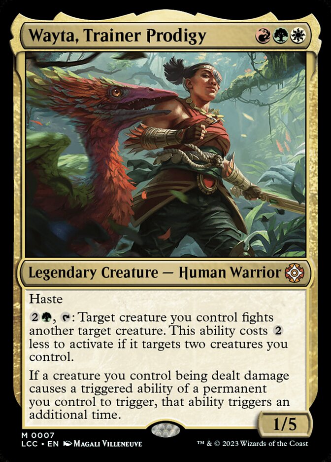 Wayta, Trainer Prodigy 7 (Commander: The Lost Caverns of Ixalan)  - Foil | Good Games Morley