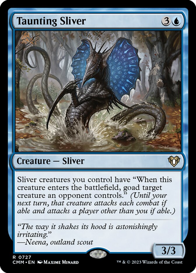 Taunting Sliver 727/451 (Commander Masters)  | Good Games Morley