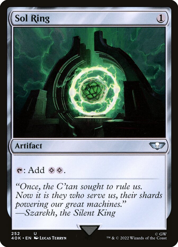 Sol Ring 252/617 (Universes Beyond: Warhammer 40,000)  | Good Games Morley