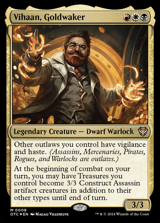 Vihaan, Goldwaker 8/342 (Commander: Outlaws of Thunder Junction)  - Foil | Good Games Morley