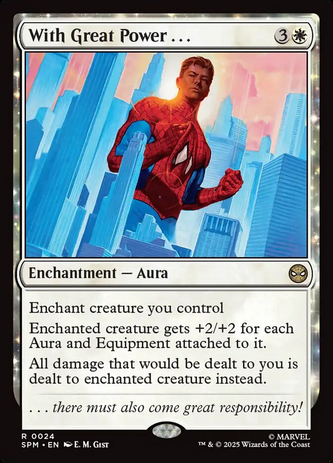 With Great Power 24 (Marvel's Spider-Man)  - Foil | Good Games Morley