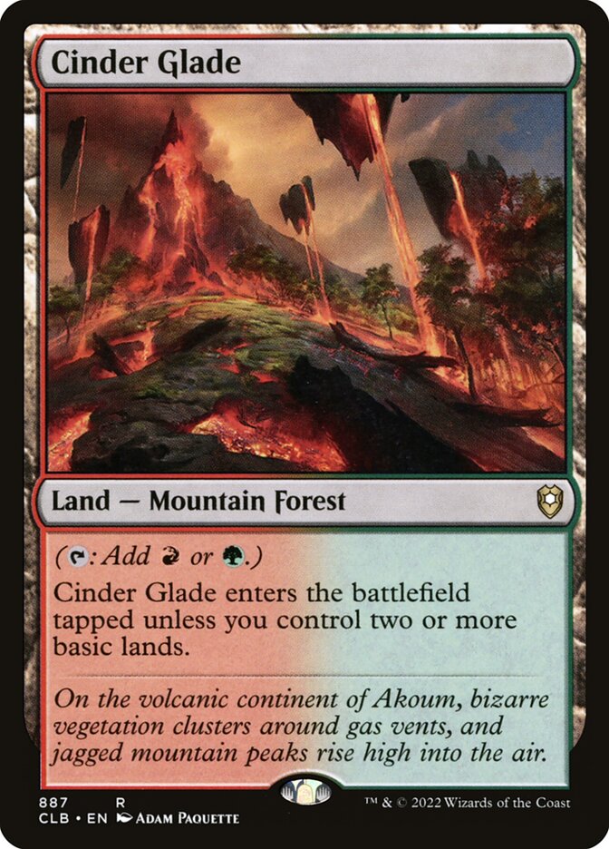 Cinder Glade 887 (Commander Legends: Battle for Baldur's Gate)  | Good Games Morley