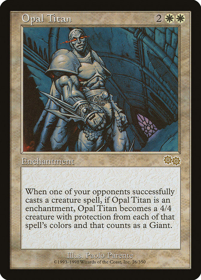 Opal Titan 26/350 (Urza's Saga)  | Good Games Morley