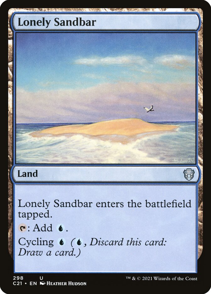 Lonely Sandbar 298/81 (Commander 2021)  | Good Games Morley