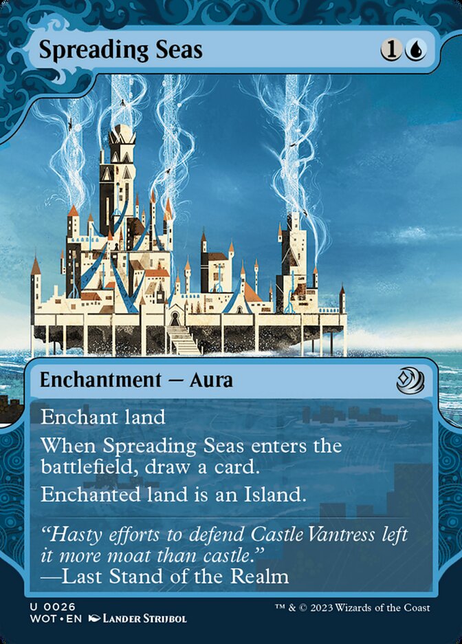 Spreading Seas 26/63 (Wilds of Eldraine: Enchanting Tales)  - Showcase Foil | Good Games Morley