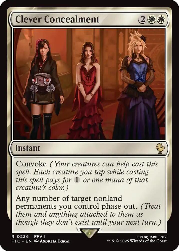 Clever Concealment  236 (Commander: FINAL FANTASY)  - Surge Foil | Good Games Morley
