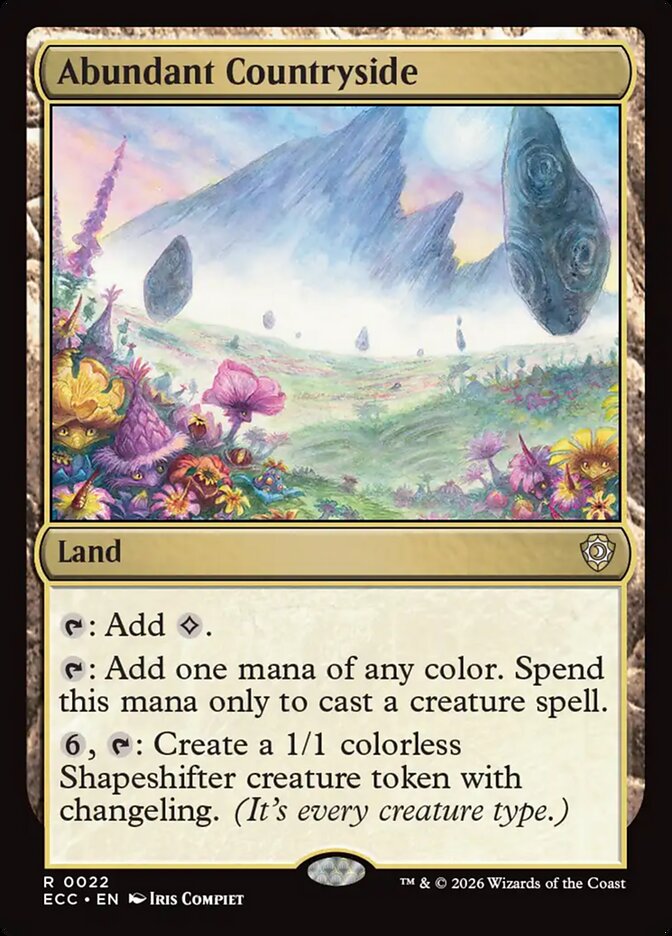 Abundant Countryside 22/176 (Commander: Lorwyn Eclipsed)  | Good Games Morley