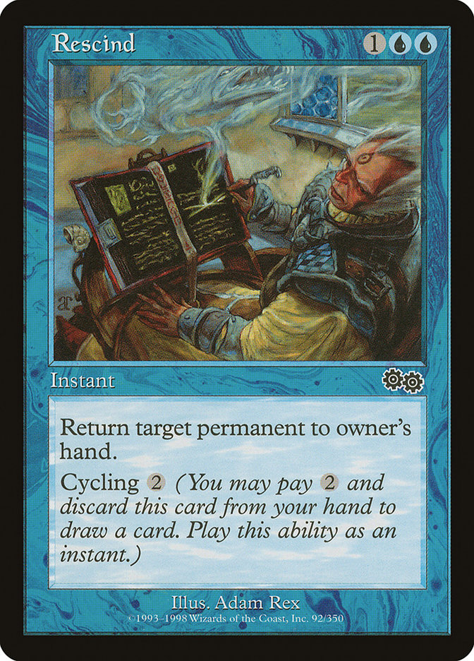 Rescind 92/350 (Urza's Saga)  | Good Games Morley