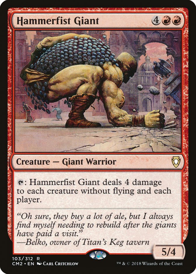 Hammerfist Giant 103/312 (Commander Anthology Volume II)  | Good Games Morley