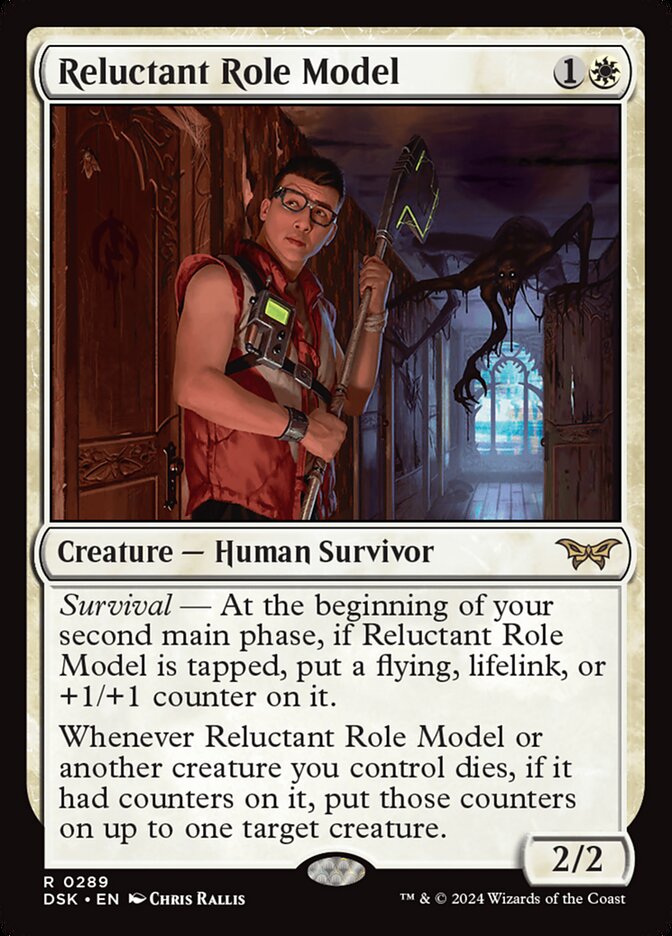 Reluctant Role Model (Lurking Evil) 289 (Duskmourn: House of Horror)  | Good Games Morley