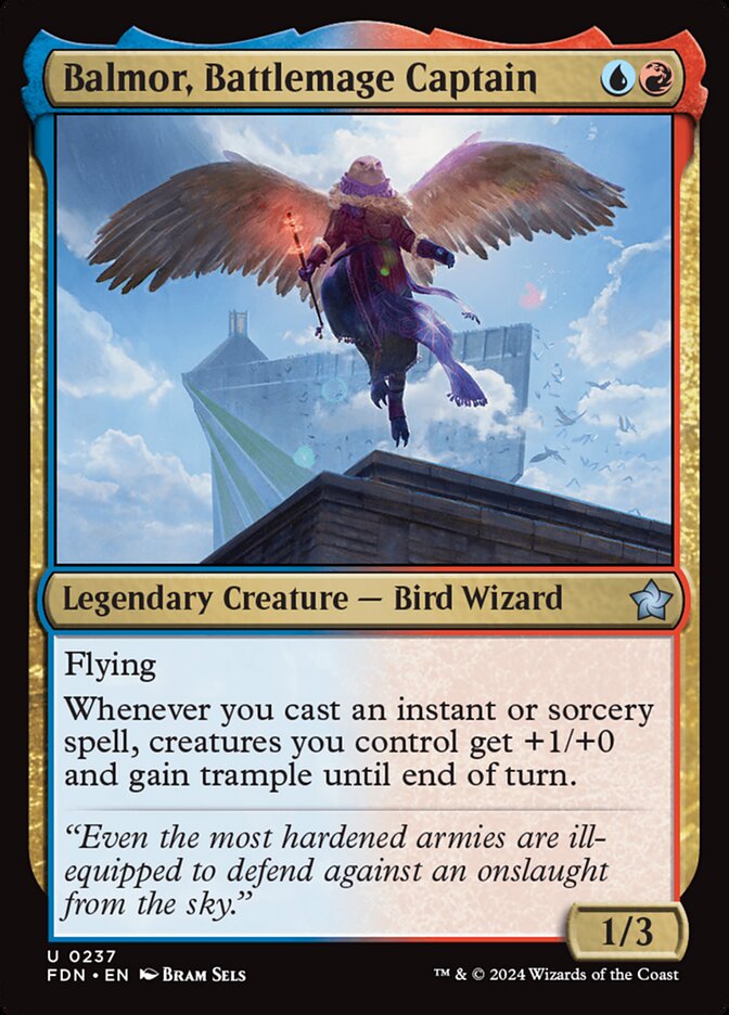 Balmor, Battlemage Captain 237 (Foundations)  - Foil | Good Games Morley
