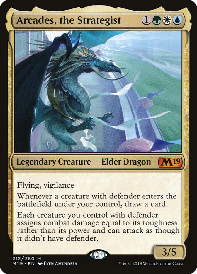 Arcades, the Strategist 212/280 (Core Set 2019)  - Foil | Good Games Morley
