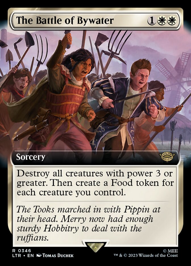 The Battle of Bywater 346 (Universes Beyond: The Lord of the Rings: Tales of Middle-earth)  - Extended Art | Good Games Morley