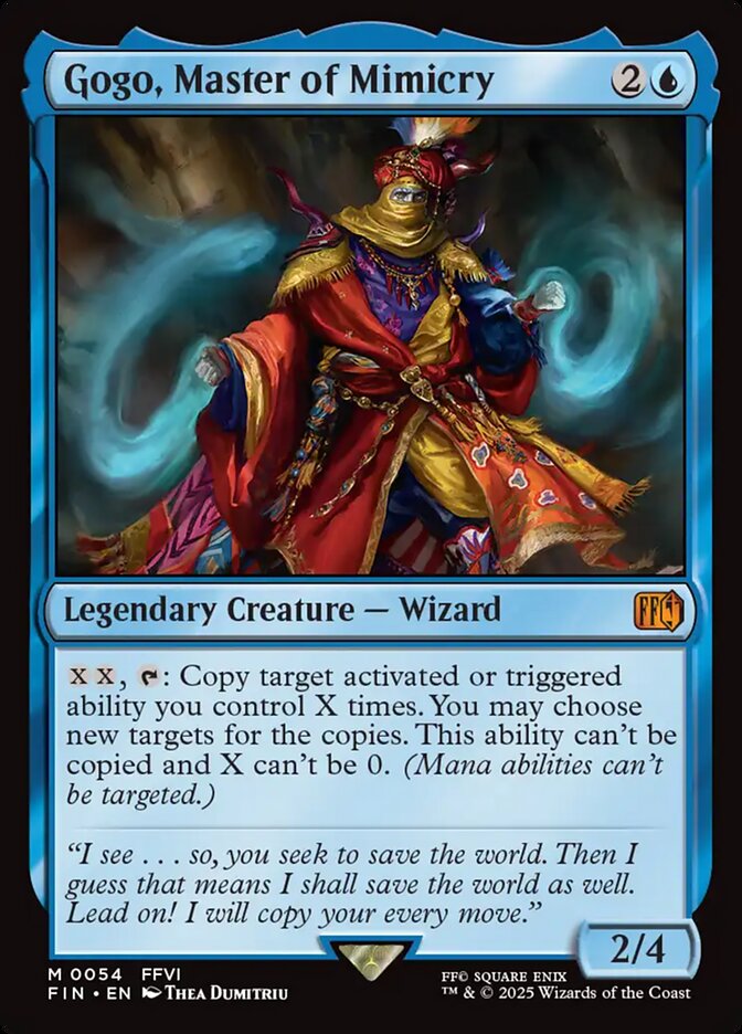 Gogo, Master of Mimicry 54 (FINAL FANTASY)  - Foil | Good Games Morley