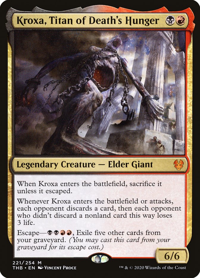 Kroxa, Titan of Death's Hunger 221/254 (Theros Beyond Death)  | Good Games Morley