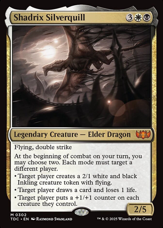 Shadrix Silverquill 302 (Commander: Tarkir: Dragonstorm)  | Good Games Morley