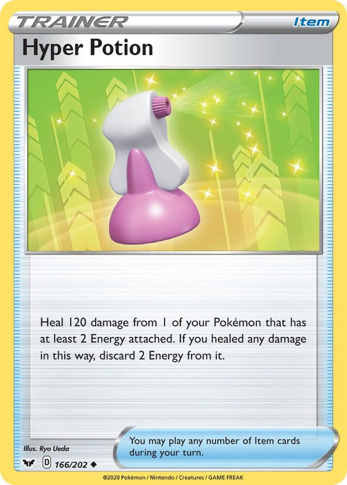 Hyper Potion 166/202 (SWSH01: Sword & Shield Base Set)  | Good Games Morley