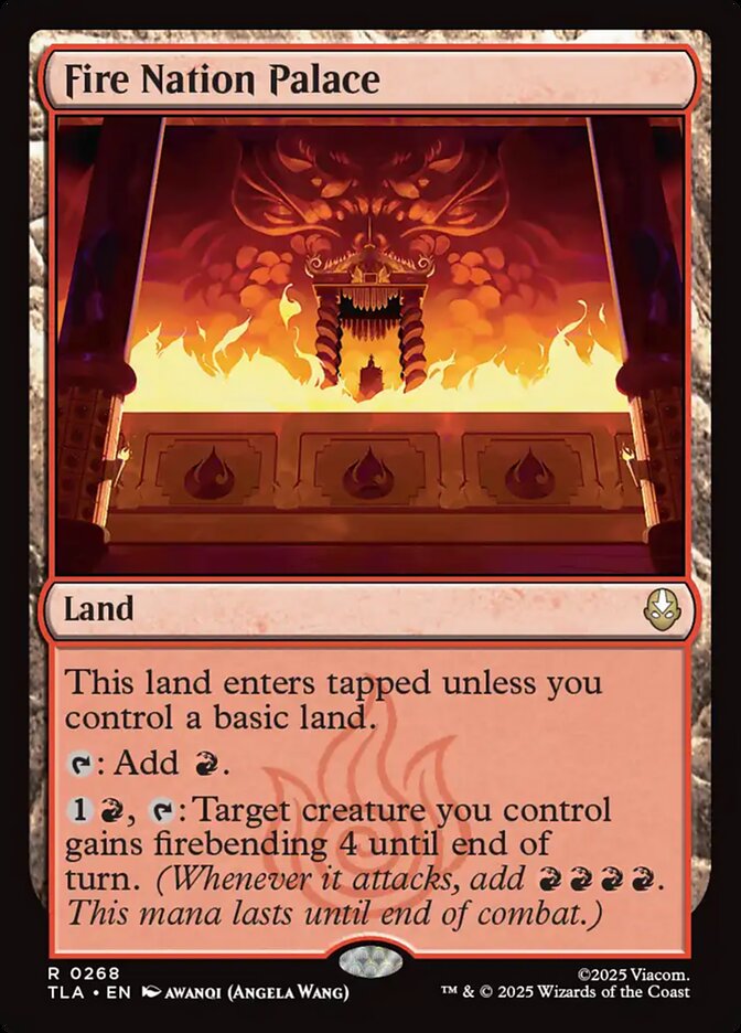 Fire Nation Palace 268 (Avatar: The Last Airbender)  - Foil | Good Games Morley