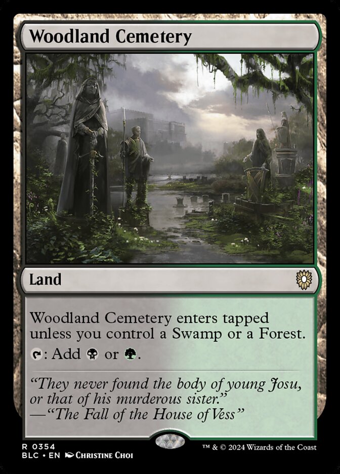 Woodland Cemetery 354 (Commander: Bloomburrow)  | Good Games Morley