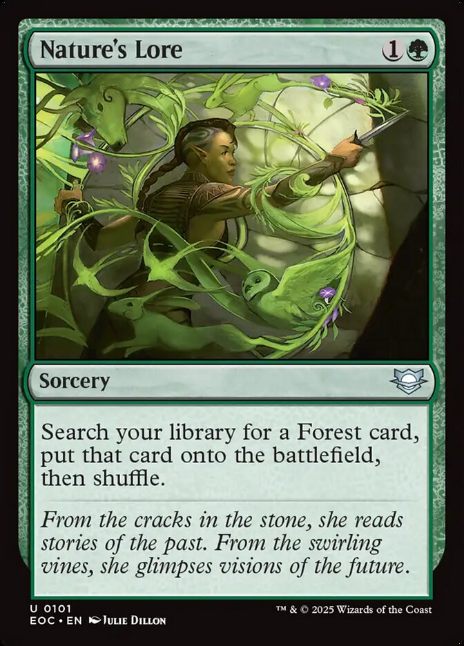 Natures Lore 101/191 (Commander: Edge of Eternities)  | Good Games Morley