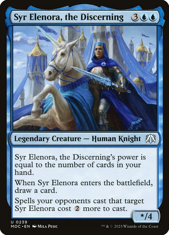 Syr Elenora, the Discerning 239/444 (Commander: March of the Machine)  | Good Games Morley