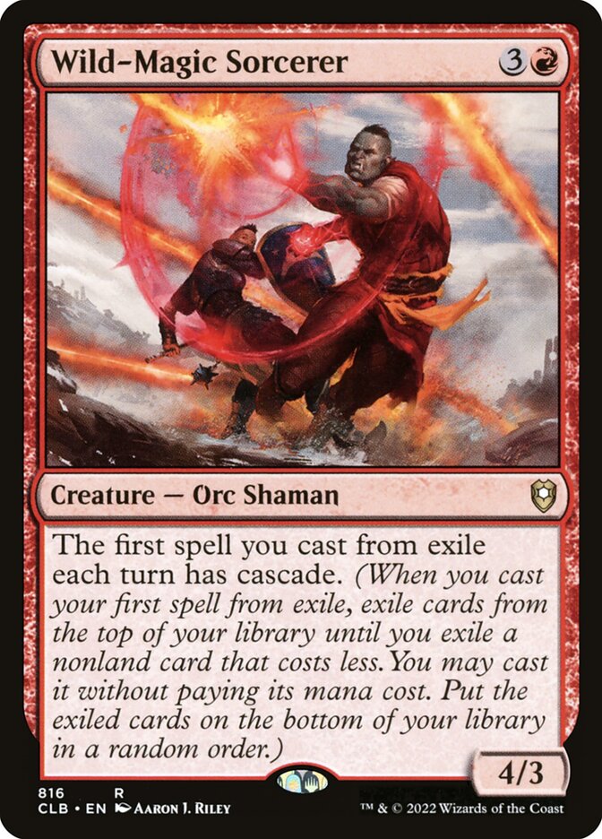 Wild Magic Sorcerer 816 (Commander Legends: Battle for Baldur's Gate)  | Good Games Morley