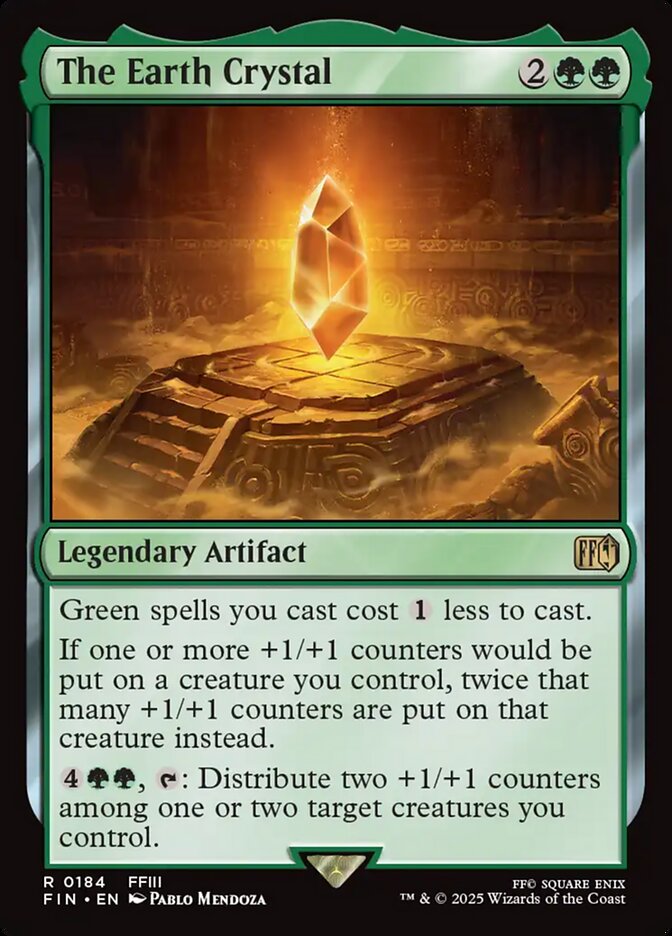 The Earth Crystal 184 (FINAL FANTASY)  - Foil | Good Games Morley