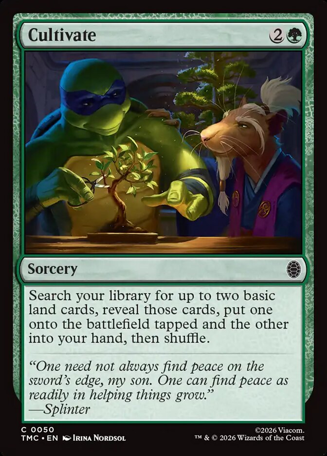Cultivate 50 (Commander: Teenage Mutant Ninja Turtles)  | Good Games Morley