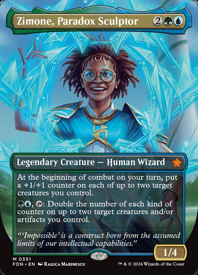 Zimone, Paradox Sculptor 351 (Foundations)  - Borderless | Good Games Morley