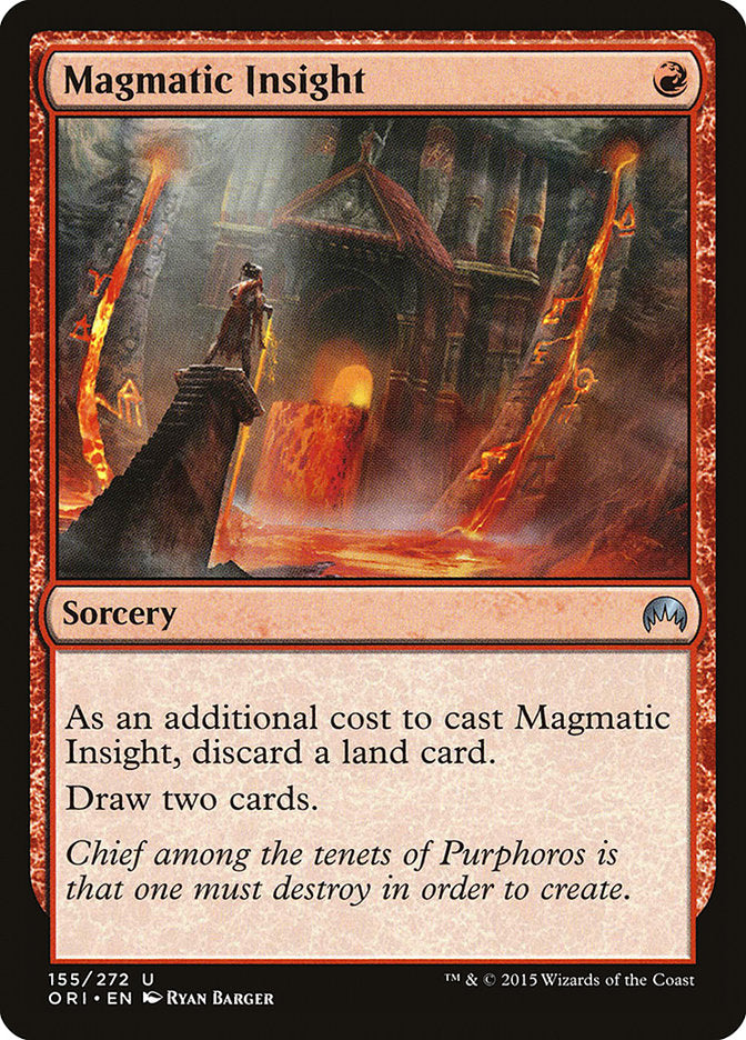 Magmatic Insight 155/272 (Magic Origins)  - Foil | Good Games Morley