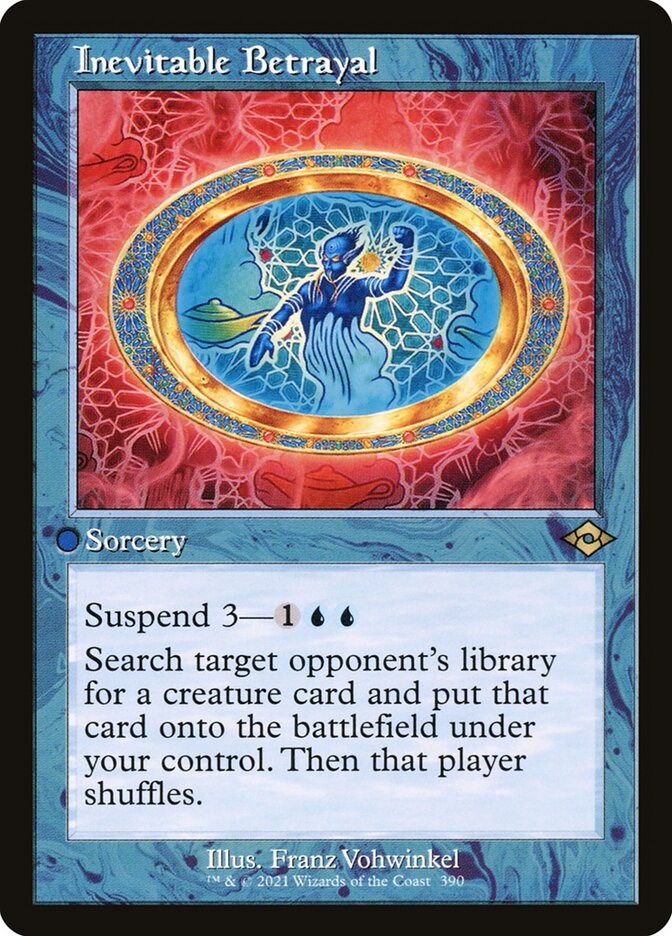 Inevitable Betrayal Retro Frame 390 (Modern Horizons 2)  - Foil | Good Games Morley
