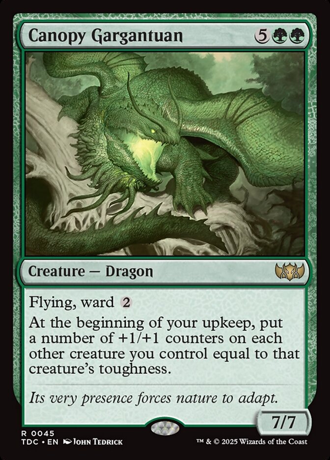 Canopy Gargantuan 45 (Commander: Tarkir: Dragonstorm)  | Good Games Morley
