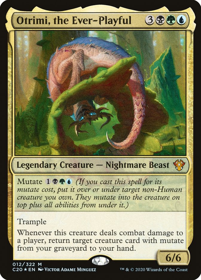 Otrimi, the Ever-Playful 12/322 (Commander 2020)  - Foil | Good Games Morley