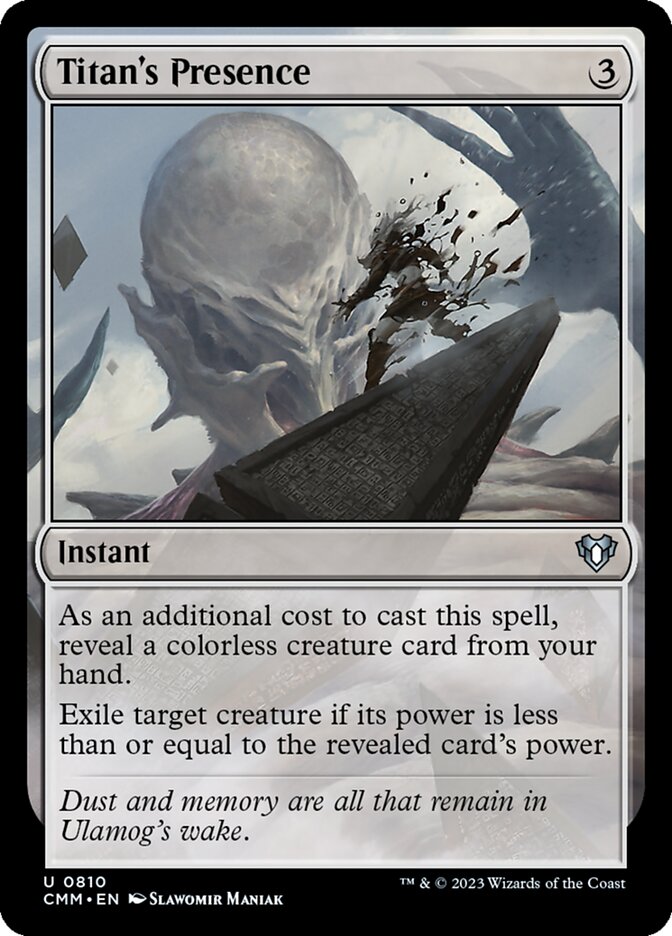 Titan's Presence 810/451 (Commander Masters)  | Good Games Morley