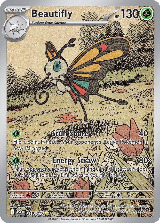 Beautifly 219/217 (ME: Ascended Heroes)  - Holofoil | Good Games Morley