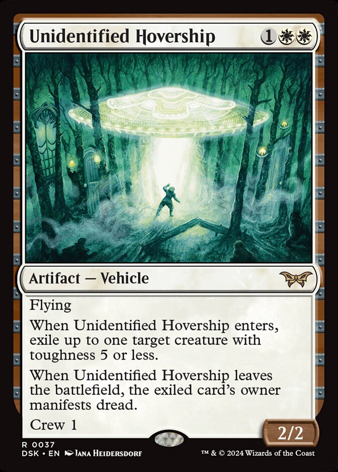 Unidentified Hovership 37/286 (Duskmourn: House of Horror)  | Good Games Morley