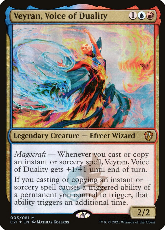 Veyran Voice of Duality 3 (Commander 2021)  - Foil | Good Games Morley