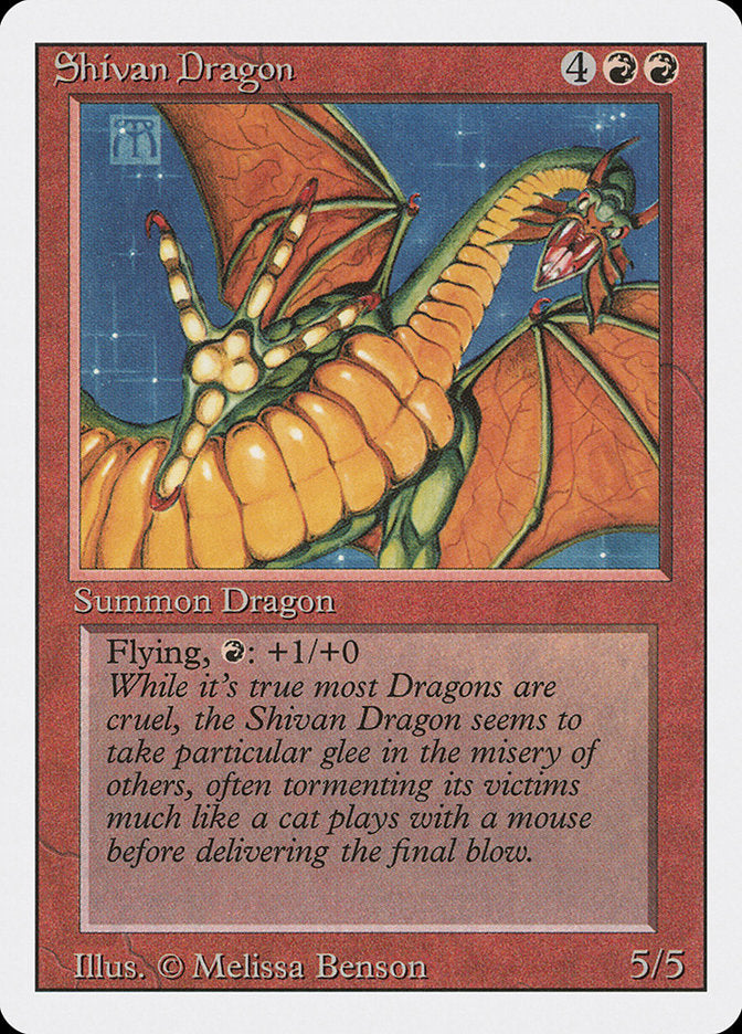Shivan Dragon 177/306 (Revised Edition)  | Good Games Morley