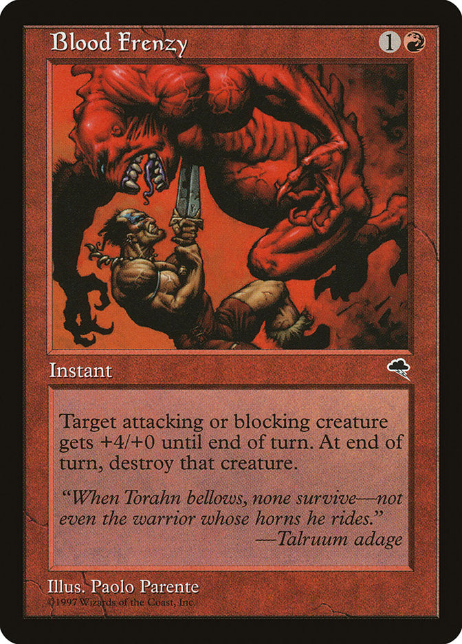 Blood Frenzy 164/350 (Tempest)  | Good Games Morley
