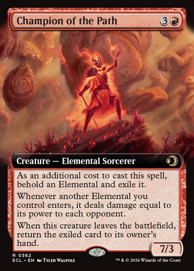 Champion of the Path  362/273 (Lorwyn Eclipsed)  - Extended Art Foil | Good Games Morley