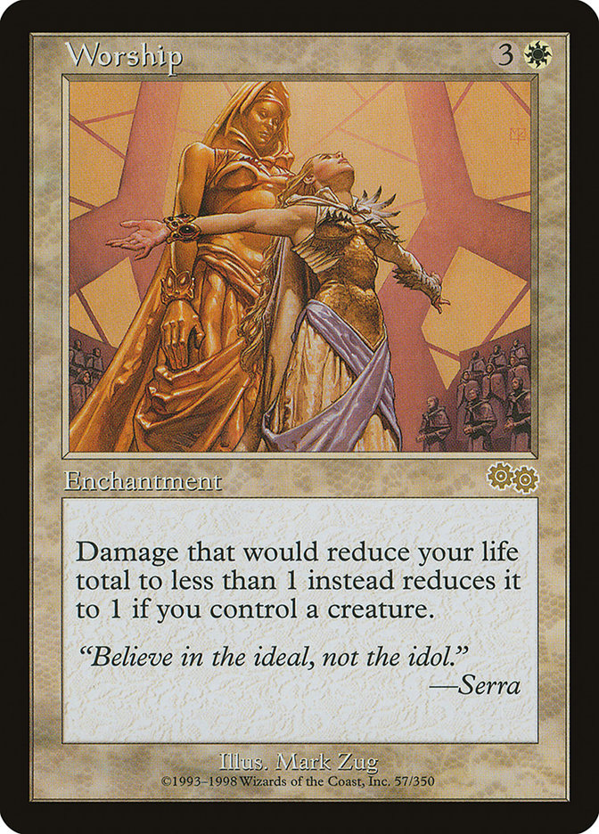Worship 57/350 (Urza's Saga)  | Good Games Morley
