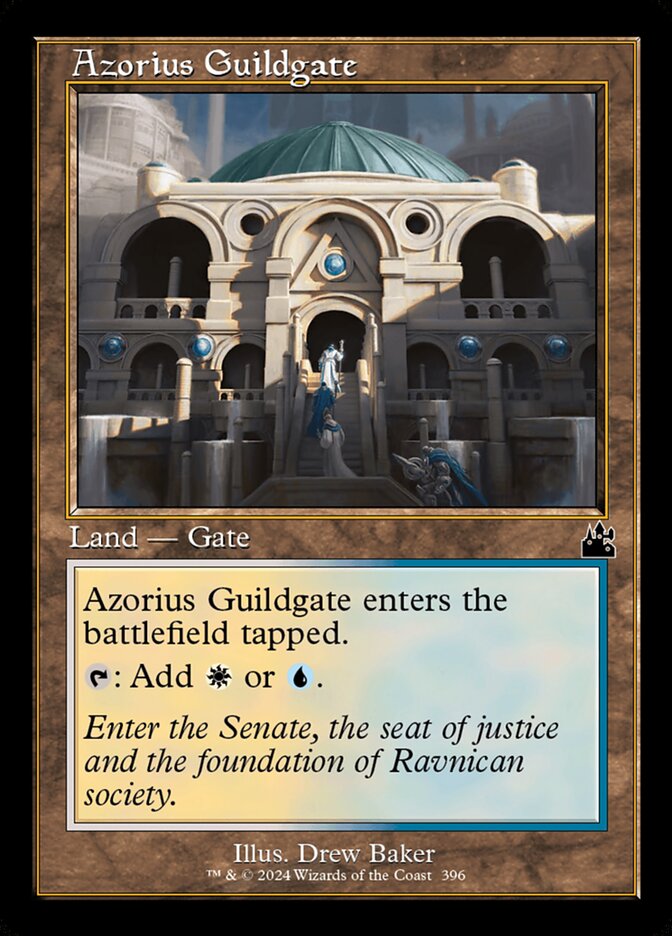 Azorius Guildgate 396 (Ravnica Remastered)  - Retro | Good Games Morley