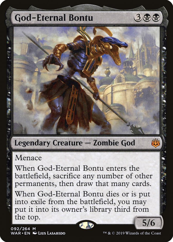 God-Eternal Bontu 92 (War of the Spark)  - Foil | Good Games Morley