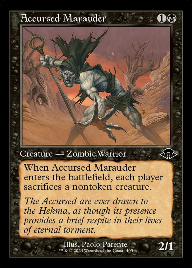 Accursed Marauder 405 (Modern Horizons 3)  - Retro Foil | Good Games Morley