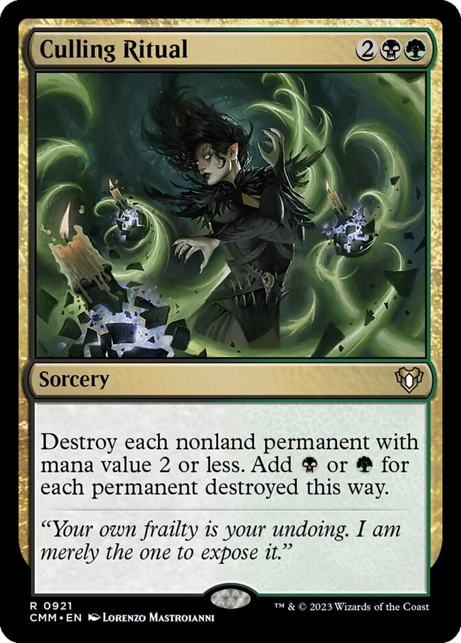 Culling Ritual 921/451 (Commander Masters)  | Good Games Morley