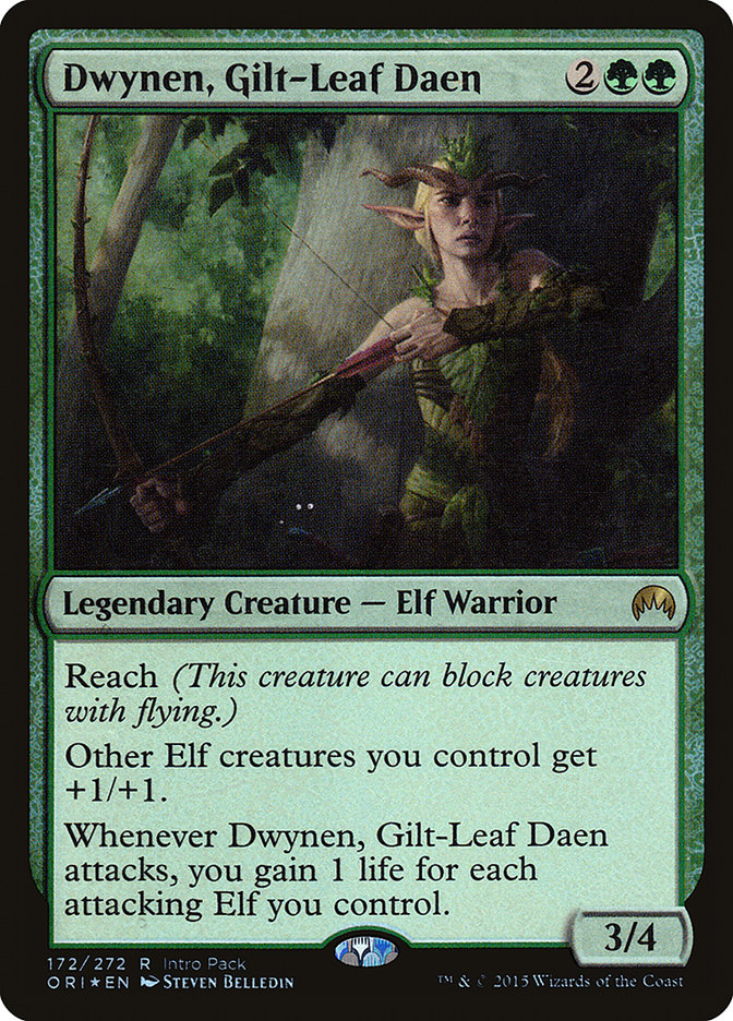 Dwynen, Gilt-Leaf Daen 172/54 (Unique and Miscellaneous Promos)  - Foil | Good Games Morley
