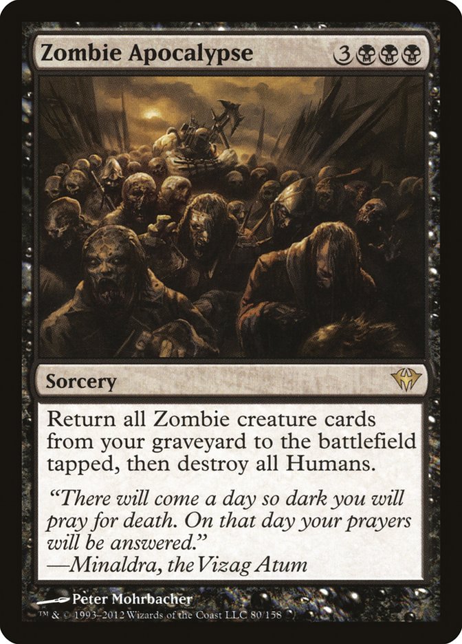 Zombie Apocalypse 80 (Dark Ascension)  - Foil | Good Games Morley